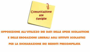 opposizione trasmissione spese scolastiche